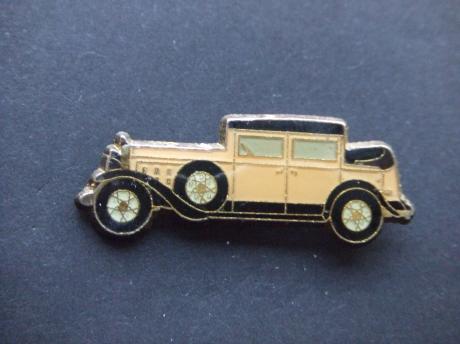Mercedes vierdeurscabriolet ( Grosser Mercedes) crème -zwart